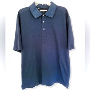 Cutter + Buck Men's Polo Shirt Blue Short Sleeve Cotton Blend Pullover S…